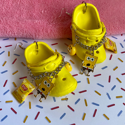 Mr. Bob Snack Croc Earrings