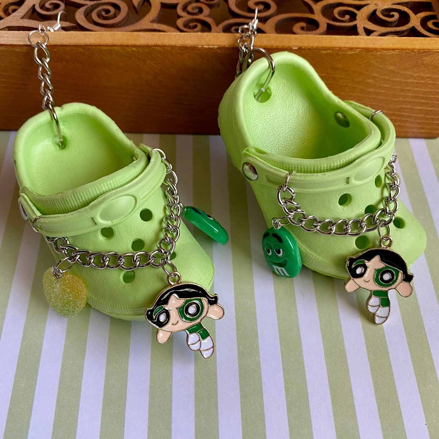 Buttercup Snack Croc Earrings