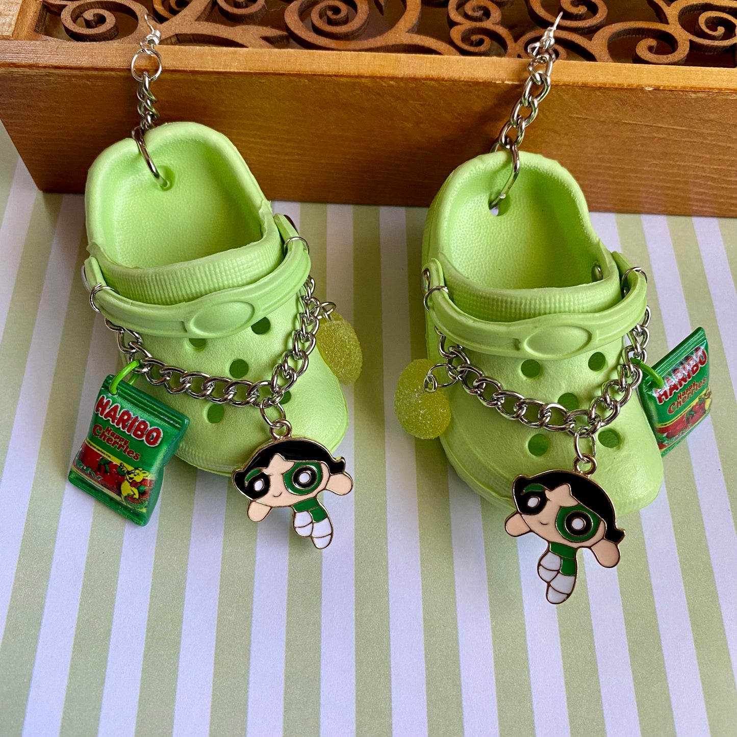 Buttercup Snack Croc Earrings