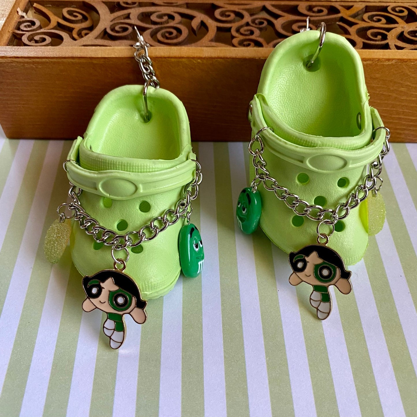 Buttercup Snack Croc Earrings