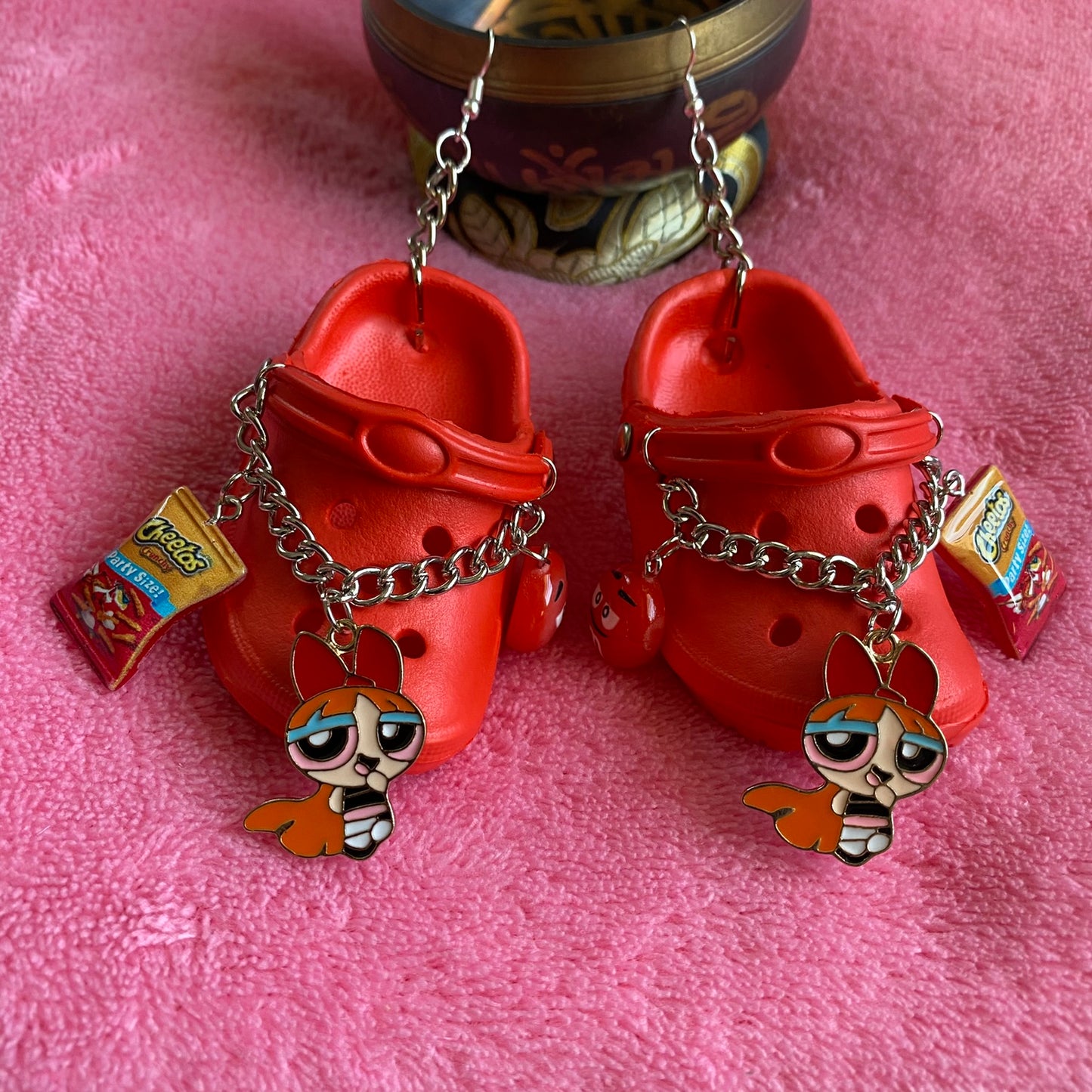 Blossom Snack Croc Earrings