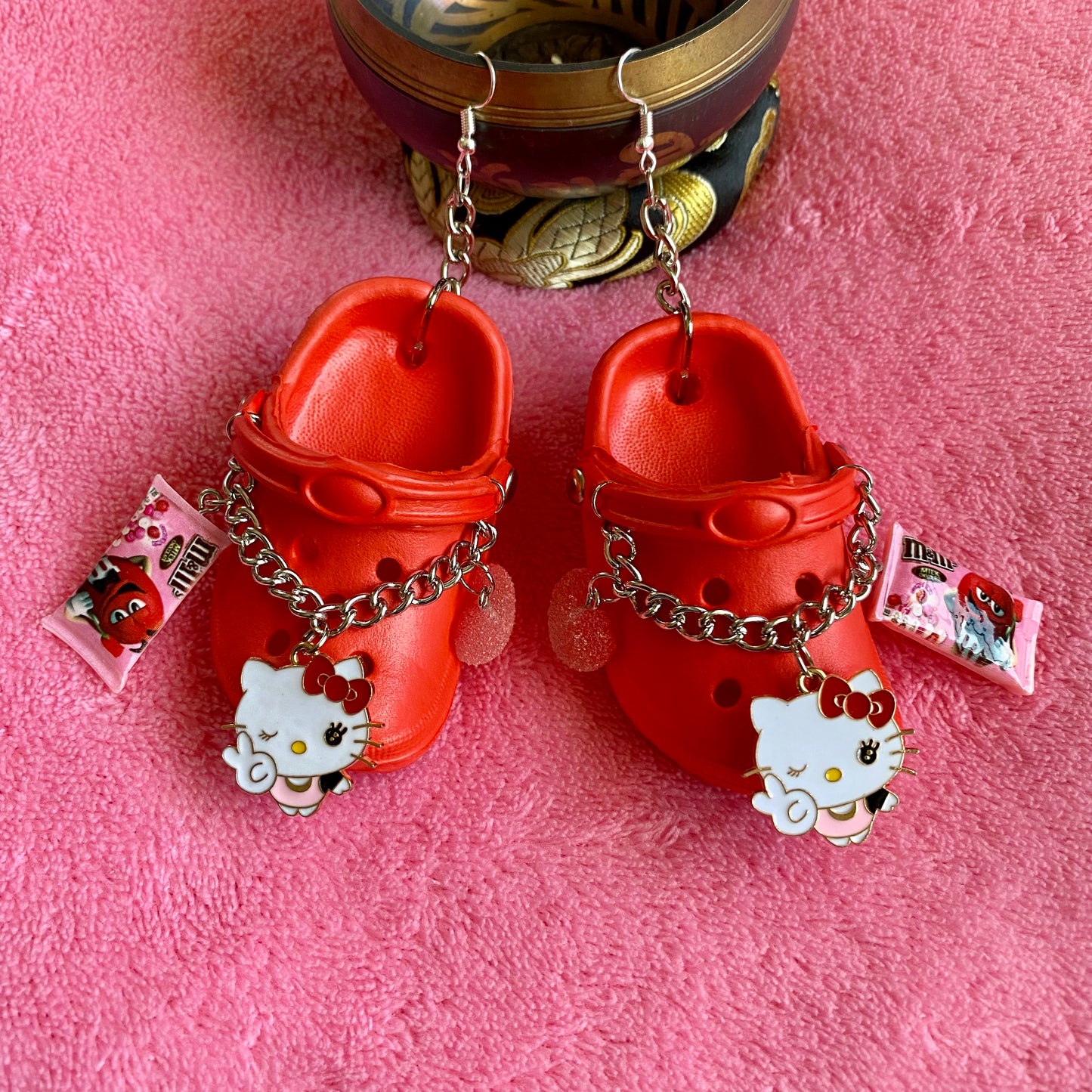 Hello Kitty Snack Croc Earrings