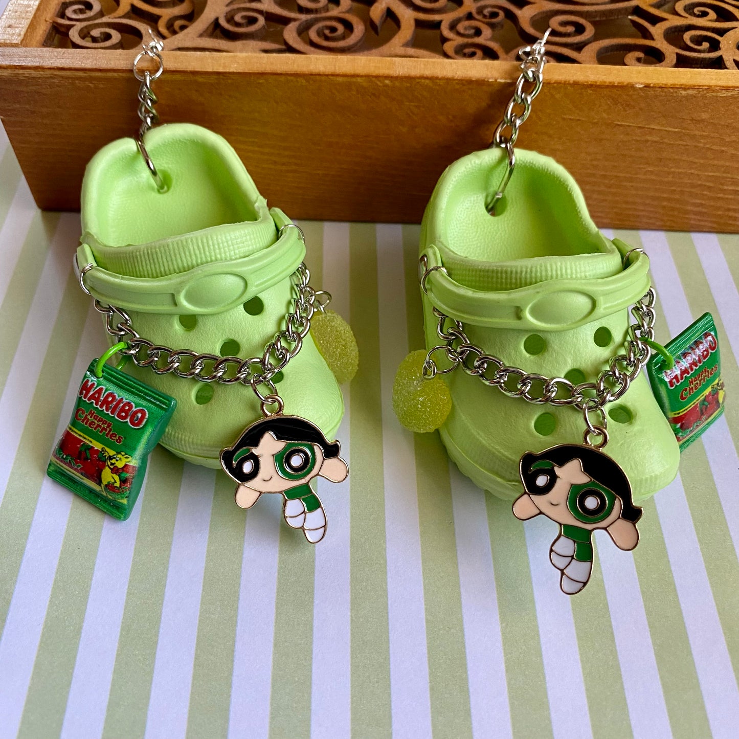 Buttercup Snack Croc Earrings